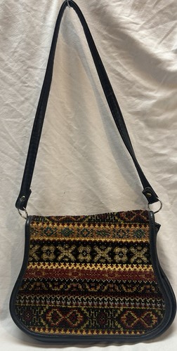 Vtg tapestry rug purse - vtg,