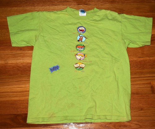 Vintage 1990s rug rats slime - rug,