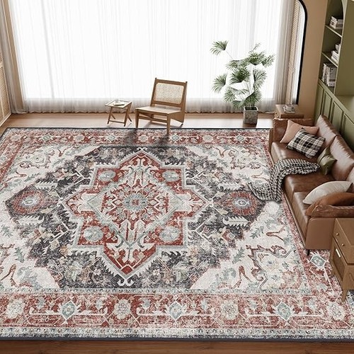 Homfine vintage rug 200x300cm - vintage,